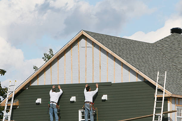 Professional Emergency Siding Repair technician working in Haywood, VA